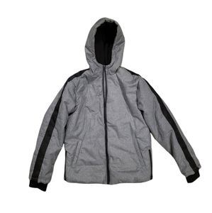 SOVEREIGN CODE Heather Grey Herringbone Primm Jacket Size L(14/16)